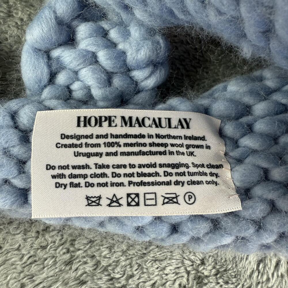 Hope Macaulay Sweater Tank Womens Medium‎ Chunky Knit Merino Wool Ireland - Picture 6 of 11